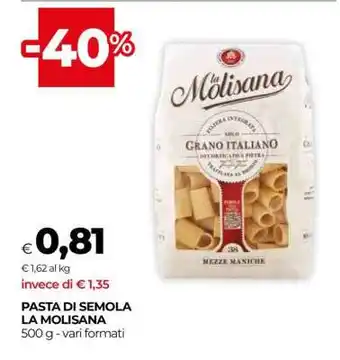 Coop PASTA DI SEMOLA LA MOLISANA offerta