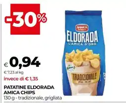 Coop Patatine Eldorada Amica Chips offerta