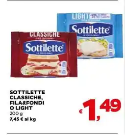 Coop Sottilette Classiche, Filafondio Light offerta