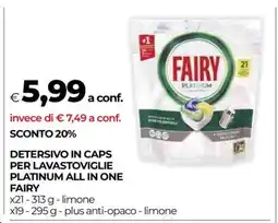 Coop Fairy Platinum offerta
