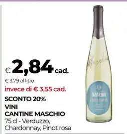 Coop VINI CANTINE MASCHIO offerta