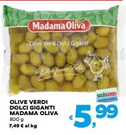 Coop Olive Verdi Dolci Giganti Madama Oliva offerta