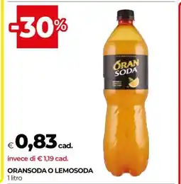 Coop ORANSODA O LEMOSODA offerta