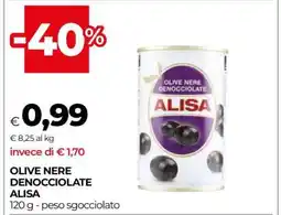 Coop OLIVE NERE DENOCCIOLATE ALISA offerta