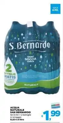 Coop ACQUA NATURALE SAN BERNARDO offerta