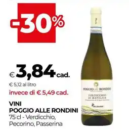 Coop VINI POGGIO ALLE RONDINI offerta