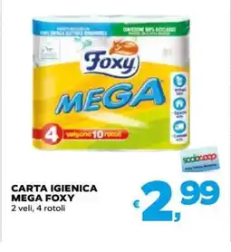 Coop CARTA IGIENICA MEGA FOXY offerta