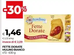 Coop Fette Dorate Mulino Bianco offerta