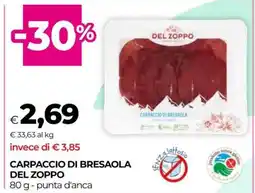 Coop CARPACCIO DI BRESAOLA DEL ZOPPO offerta