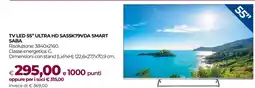 Coop TV LED 55'' ULTRA HD SA55K79VDA SMART SABA offerta