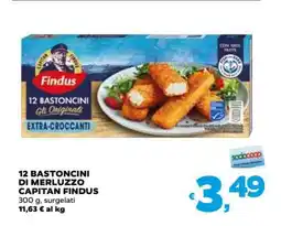 Coop 12 Bastoncini di Merluzzo Capitan Findus offerta