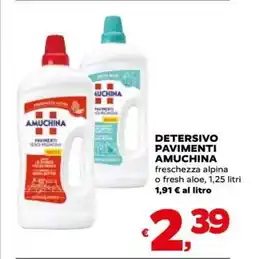 Coop Detersivo Pavimenti Amuchina offerta