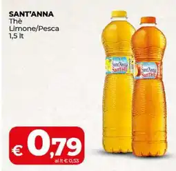 Coop SANT'ANNA Thè Limone/Pesca offerta