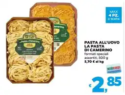 Coop Pasta all'uovo La Pasta di Camerino offerta