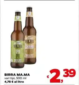 Coop BIRRA MA.MA offerta