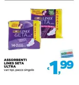 Coop Assorbenti Lines Seta Ultra offerta