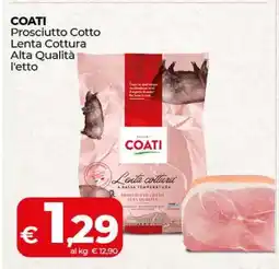 Coop COATI Prosciutto Cotto offerta