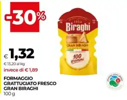 Coop Formaggio Grattugiato Fresco Gran Biraghi offerta