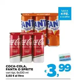 Coop COCA COLA, FANTA O SPRITE offerta
