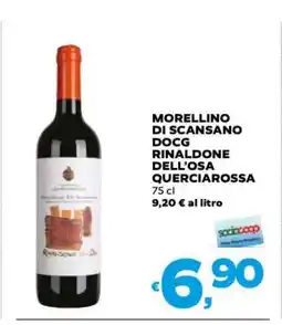 Coop Morellino di Scansano DOCG Rinaldone dell'Osa Querciarossa offerta
