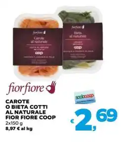 Coop CAROTE O BIETA COTTI AL NATURALE FIOR FIORE COOP offerta