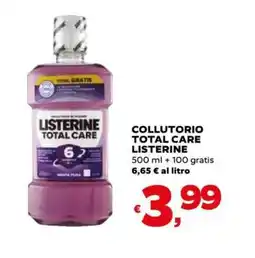 Coop Collutorio Total Care Listerine offerta