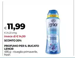 Coop PROFUMO PER IL BUCATO LENOR offerta