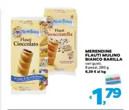 Coop MERENDINE FLAUTI MULINO BIANCO BARILLA offerta