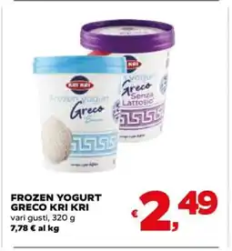 Coop FROZEN YOGURT GRECO KRI KRI offerta