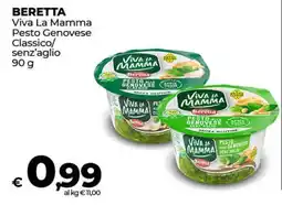 Coop BERETTA Viva La Mamma Pesto Genovese Classico/senz'aglio offerta