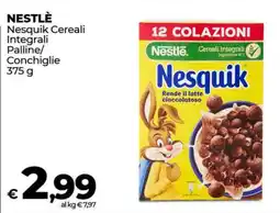 Coop NESTLÈ Nesquik Cereali Integrali Palline/Conchiglie offerta
