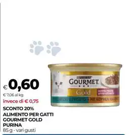 Coop ALIMENTO PER GATTI GOURMET GOLD PURINA offerta