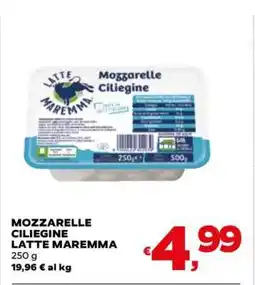 Coop MOZZARELLE CILIEGINE LATTE MAREMMA offerta