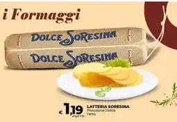 Coop LATTERIA SORESINA Provolone Dolce Fetto offerta