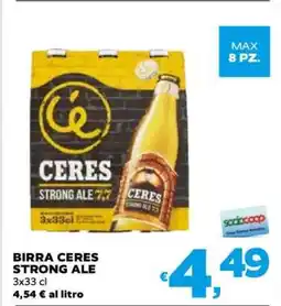 Coop BIRRA CERES STRONG ALE offerta
