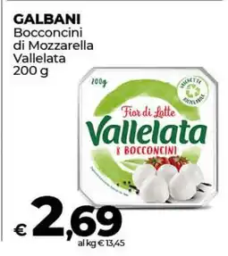 Coop GALBANI Bocconcini di Mozzarella Vallelata offerta