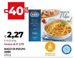 Coop RAGÙ DI POLPO ARBI offerta
