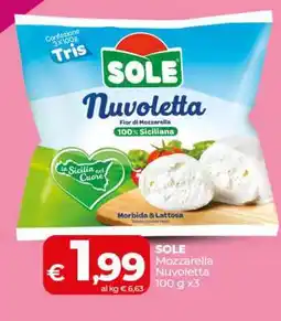 Coop SOLE Mozzarella Nuvoletta offerta