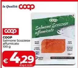 Coop COOP Salmone Scozzese affumicato offerta