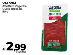 Coop VALSOIA Affettato Vegetale gusto bresaola offerta