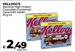 Coop KELLOGG'S Barrette High Protein Cioccolato Fondente/Caramello Salato offerta