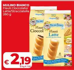 Coop MULINO BIANCO Flauti Cioccolato/Latte/Stracciatella offerta