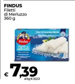Coop Findus Filetti di Merluzzo offerta