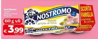 Coop NOSTROMO Tonno all’Olio di Oliva offerta