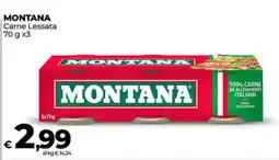 Coop MONTANA Carne Lessata offerta