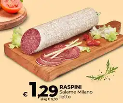 Coop Raspini Salame Milano offerta