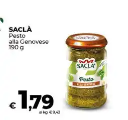 Coop Saclà Pesto alla Genovese offerta