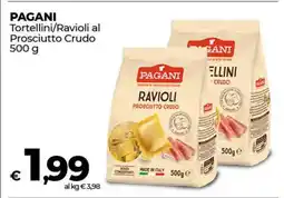 Coop PAGANI Tortellini/Ravioli al Prosciutto Crudo offerta