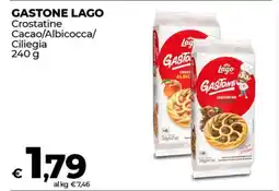 Coop GASTONE LAGO Crostatine Cacao/Albicocca/Ciliegia offerta