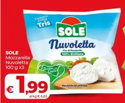 Coop SOLE Mozzarella Nuvoletta offerta